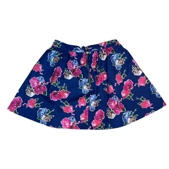 KATE SPADE NEW YORK GIRLS SKIRT THE RULES BLUE FLORAL BUBBLE SKIRT - Picture 6 of 9